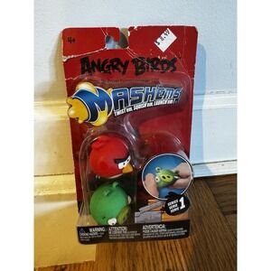Angry Birds Mashems Rovio Series 1 (2 Birds) Red And Green  SEALED New